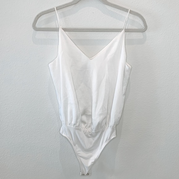 Express Tops Express White Bodysuit Poshmark